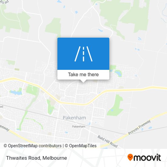 Thwaites Road map