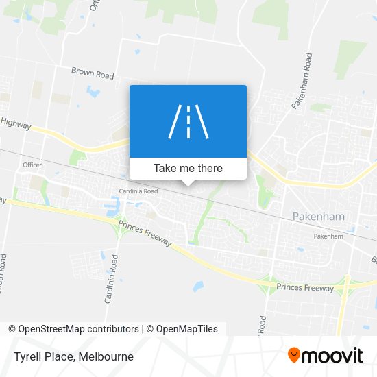 Tyrell Place map