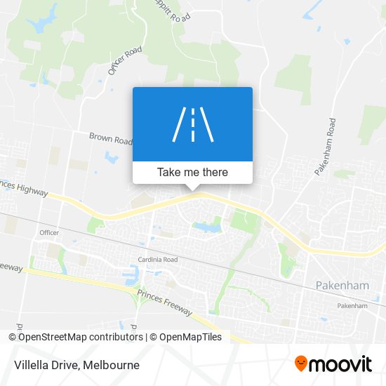 Villella Drive map