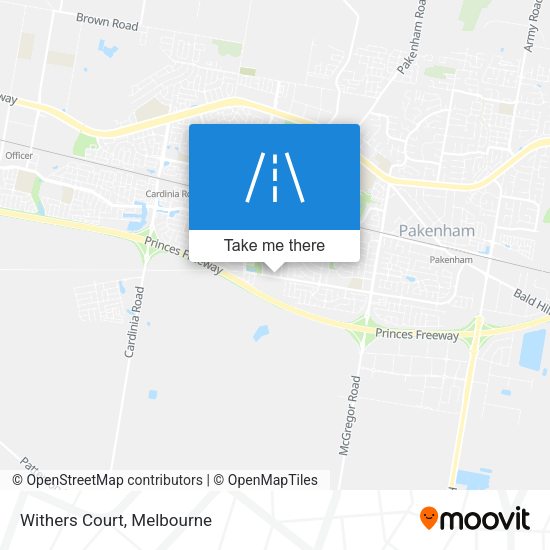 Withers Court map