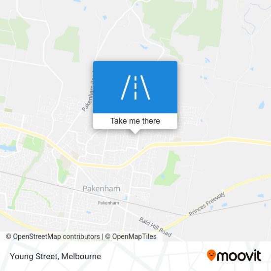Young Street map