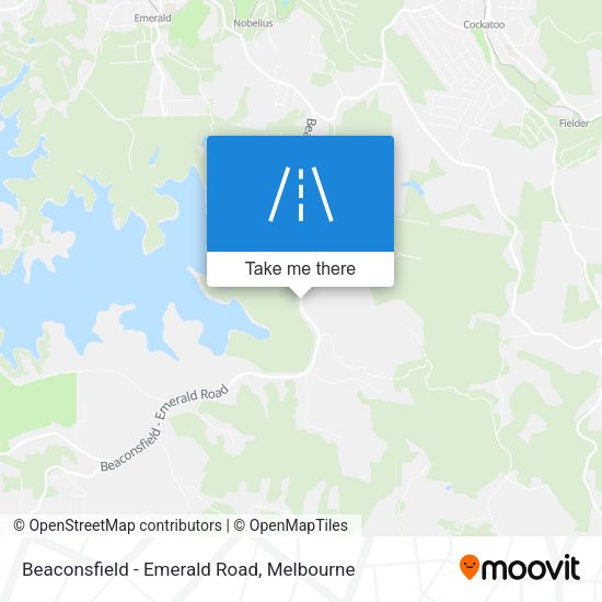 Beaconsfield - Emerald Road map