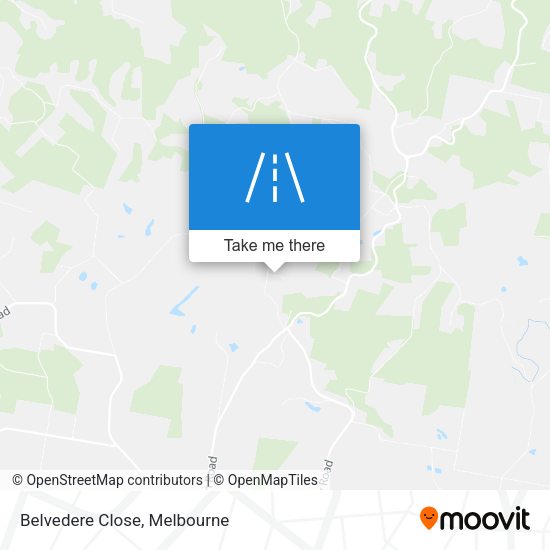 Belvedere Close map