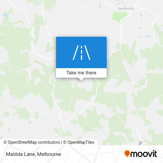 Matilda Lane map