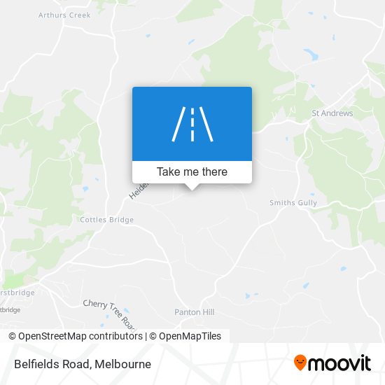 Belfields Road map