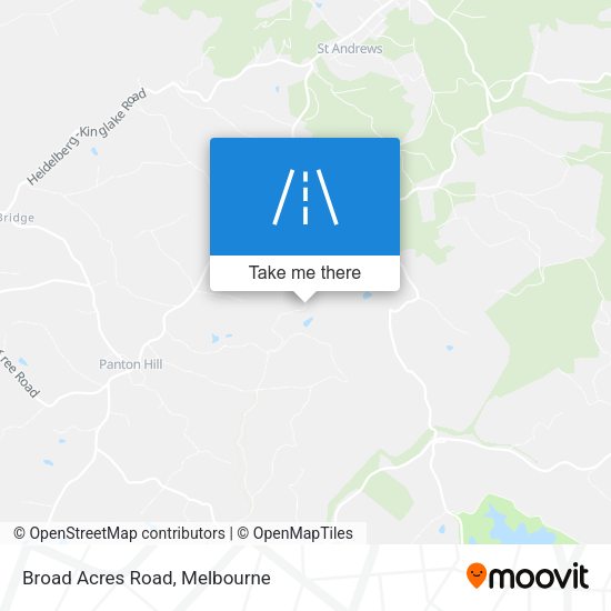 Broad Acres Road map