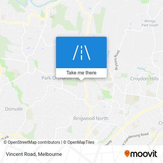 Vincent Road map