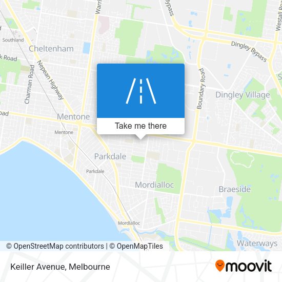 Keiller Avenue map