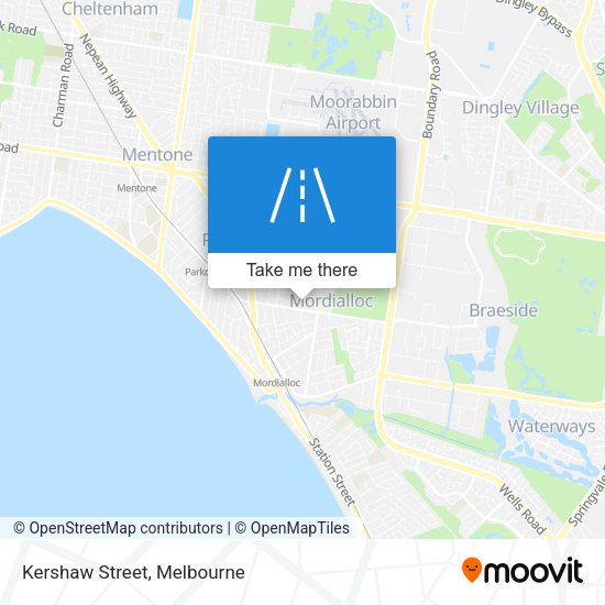 Kershaw Street map