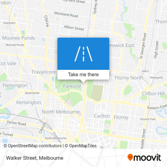 Walker Street map