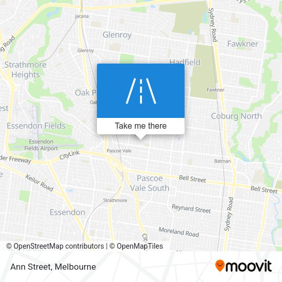 Ann Street map