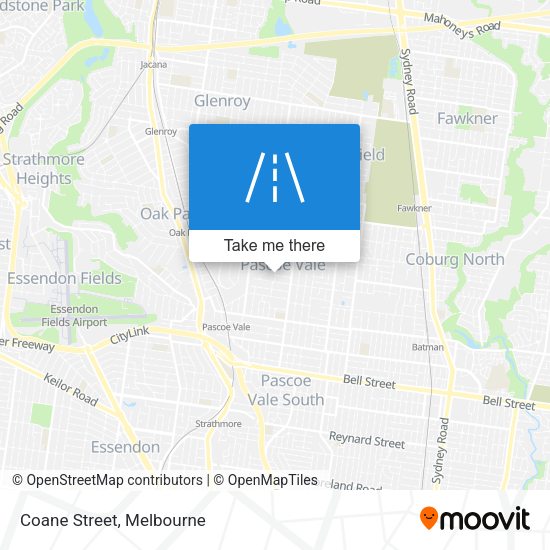 Coane Street map