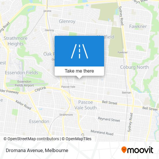 Dromana Avenue map