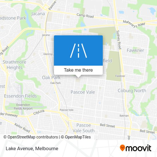 Lake Avenue map