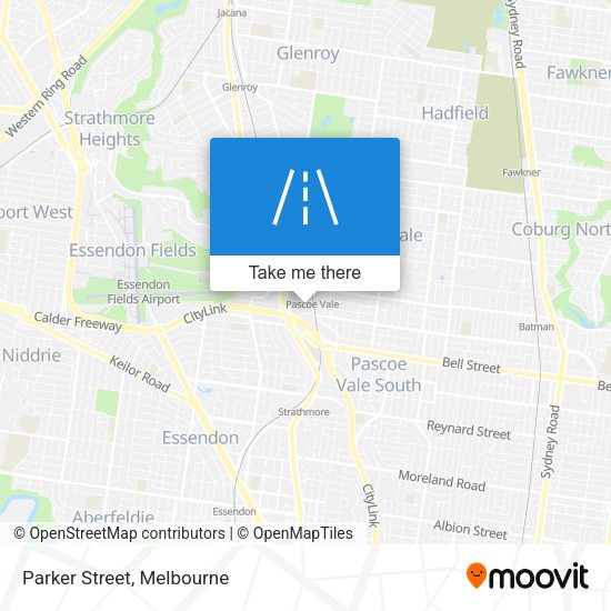 Parker Street map