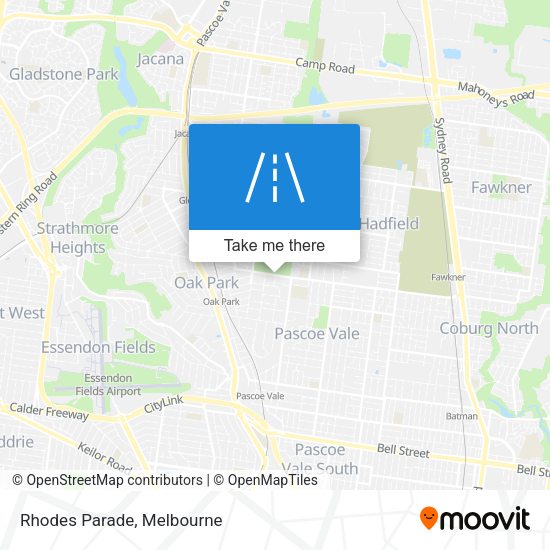 Rhodes Parade map