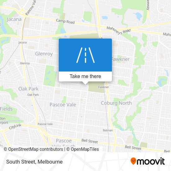 South Street map