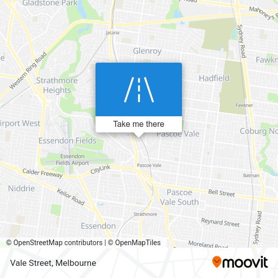 Vale Street map