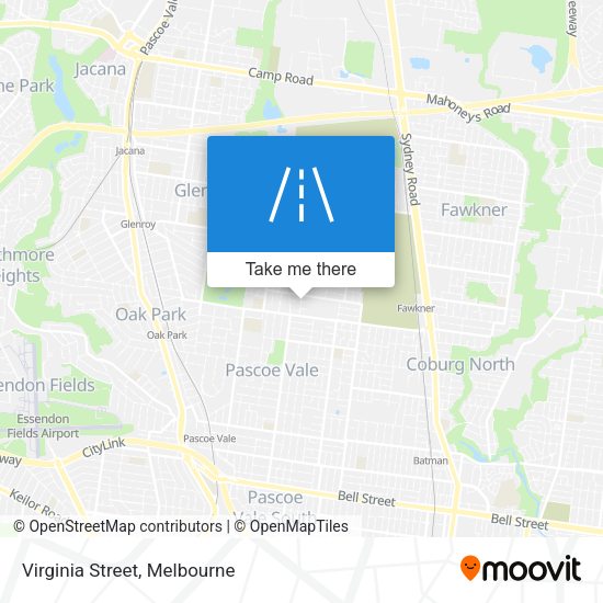 Virginia Street map