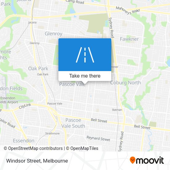 Windsor Street map