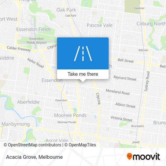 Acacia Grove map