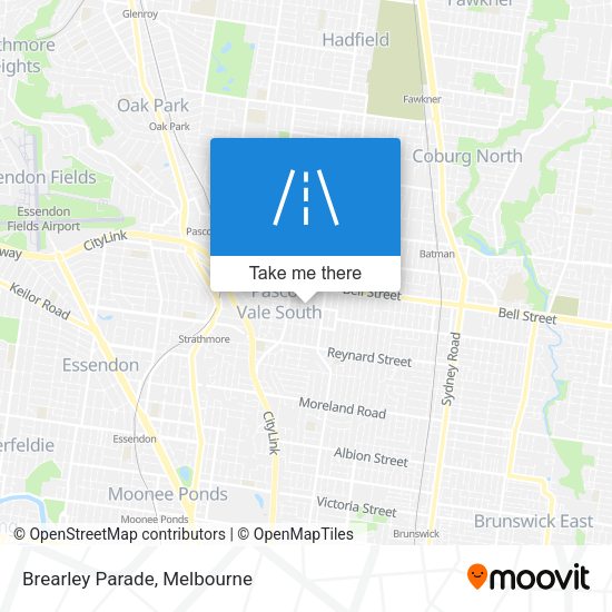 Brearley Parade map
