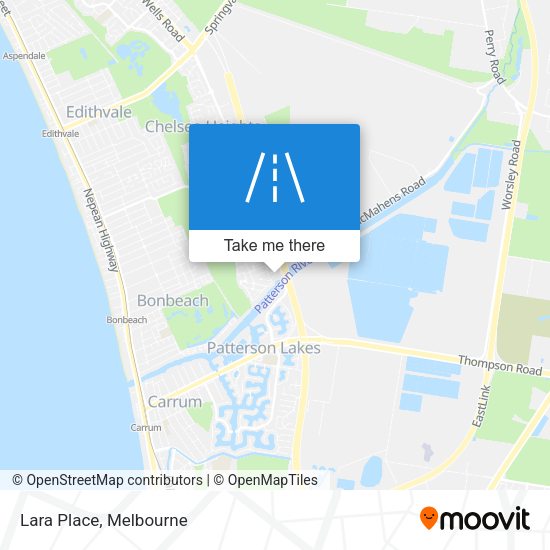 Lara Place map
