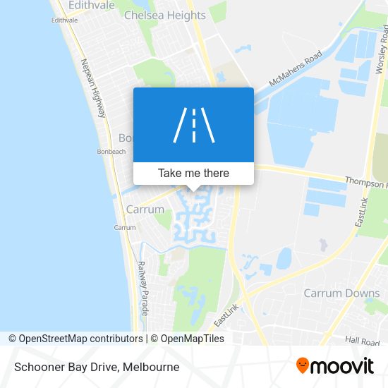 Schooner Bay Drive map