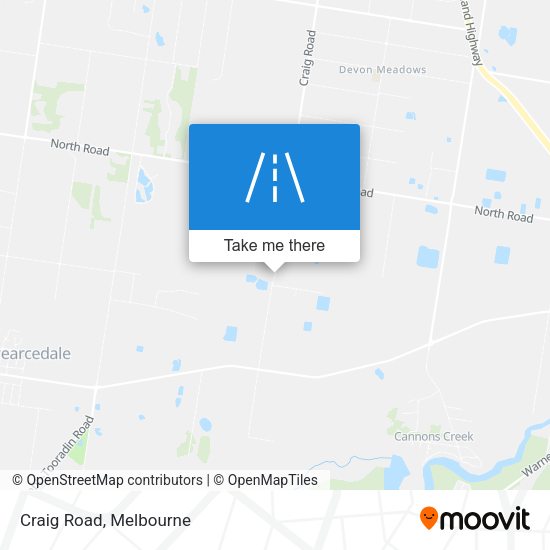 Craig Road map
