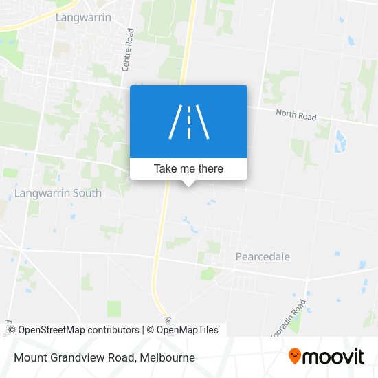 Mount Grandview Road map