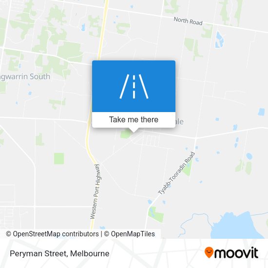 Peryman Street map