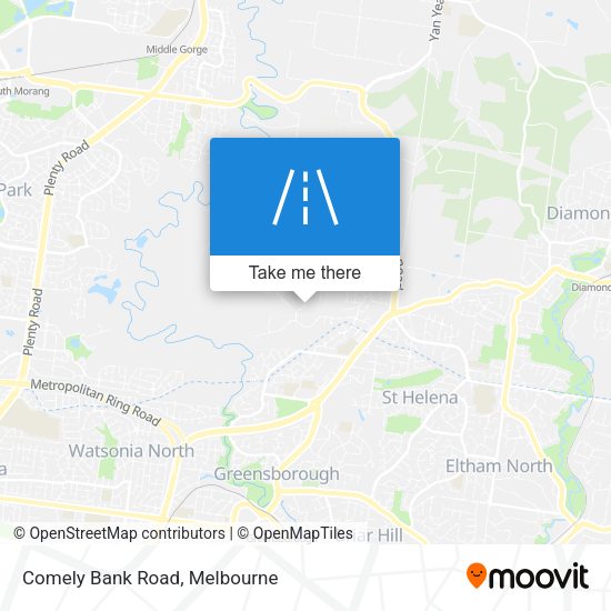 Comely Bank Road map