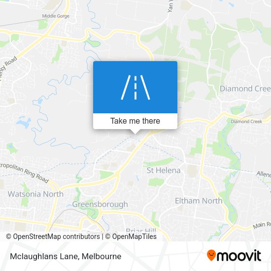 Mclaughlans Lane map