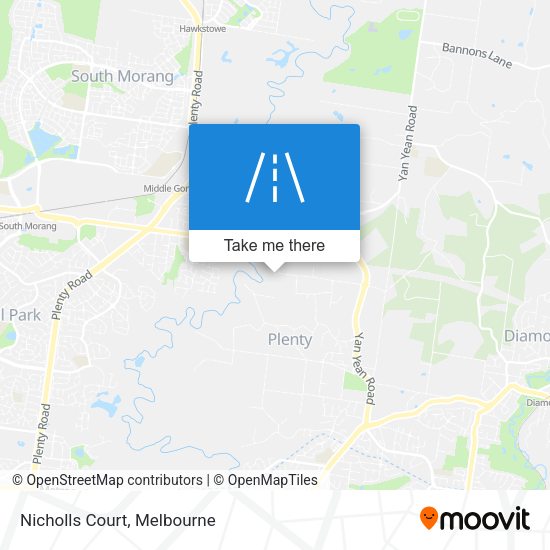 Nicholls Court map