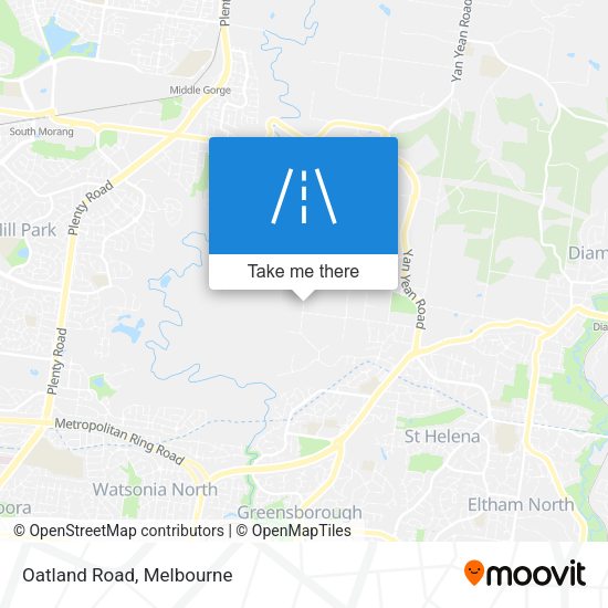 Oatland Road map