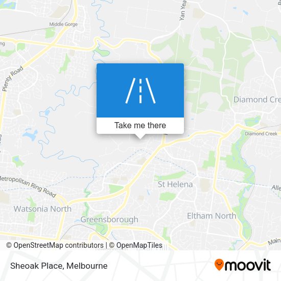 Sheoak Place map
