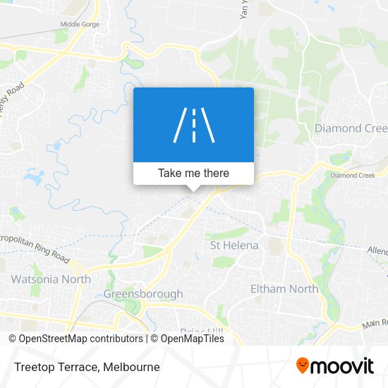 Treetop Terrace map