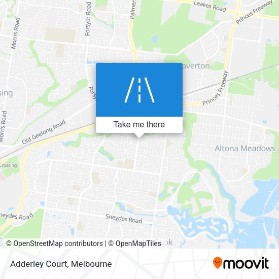 Adderley Court map