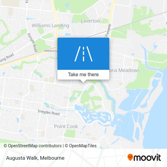 Augusta Walk map