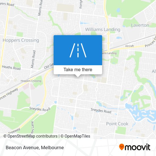 Beacon Avenue map