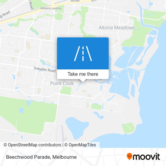 Beechwood Parade map