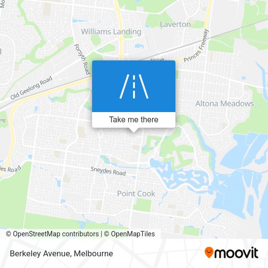 Berkeley Avenue map