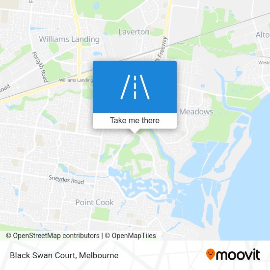 Black Swan Court map