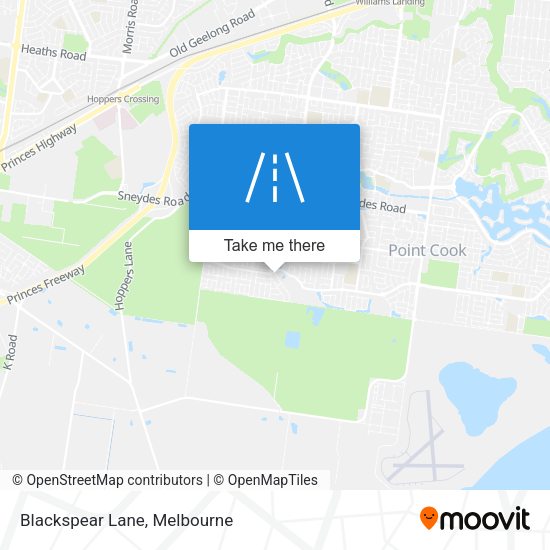 Blackspear Lane map