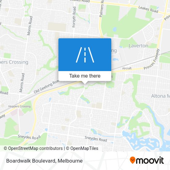 Boardwalk Boulevard map