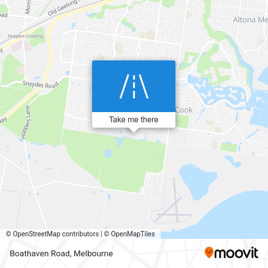 Boathaven Road map