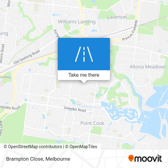 Brampton Close map