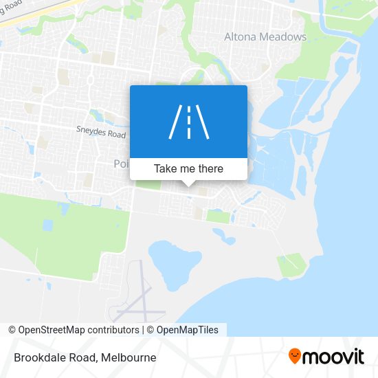 Brookdale Road map