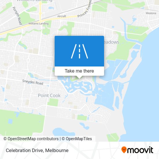 Celebration Drive map