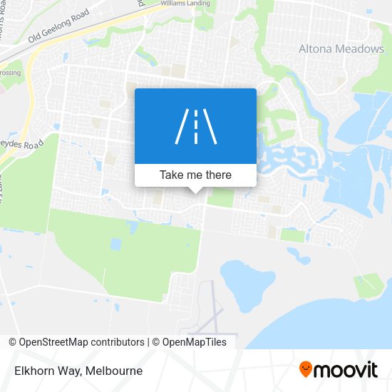 Elkhorn Way map
